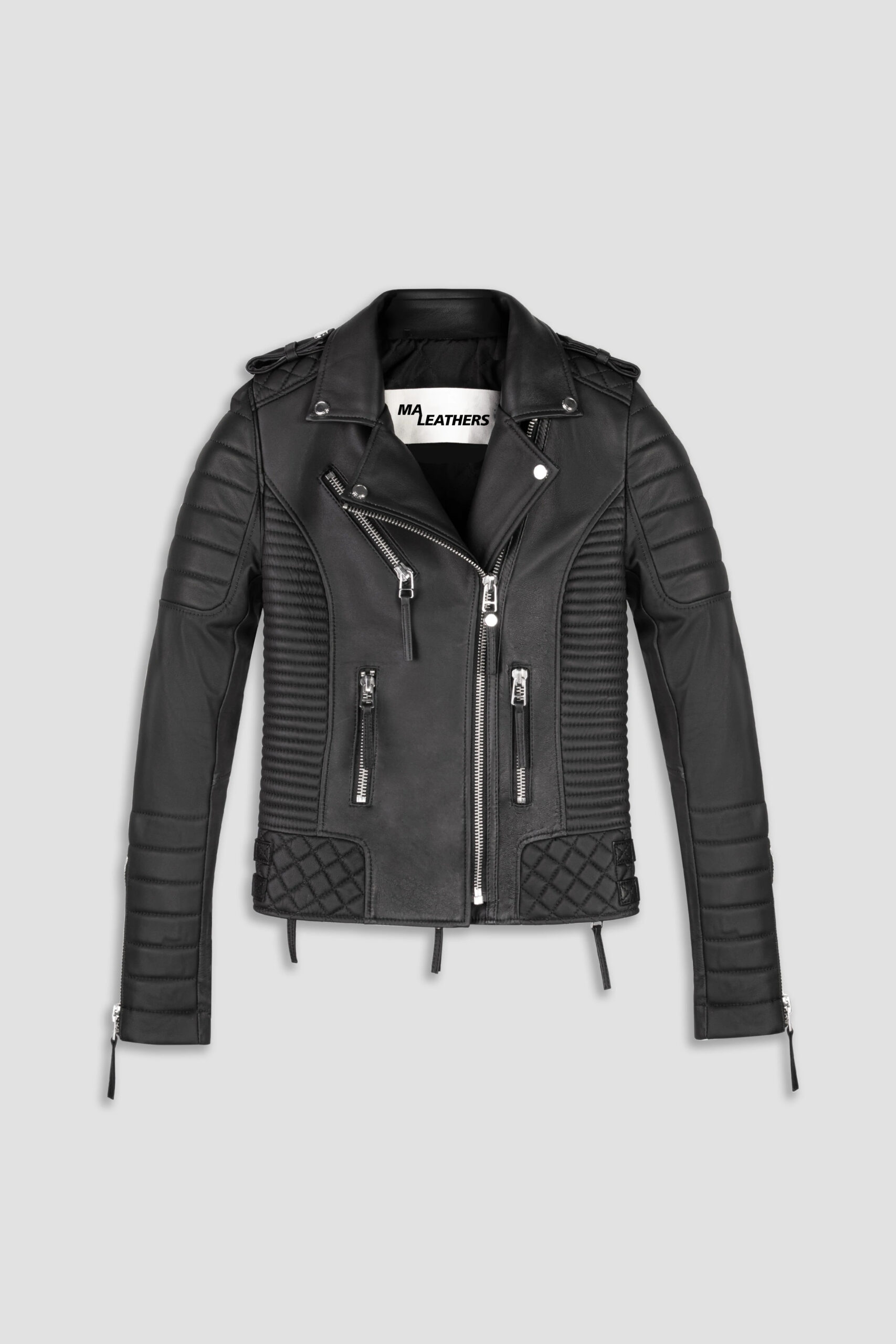 KAY MICHAELS: Bodaskin Women Leather Jacket - MA Leathers